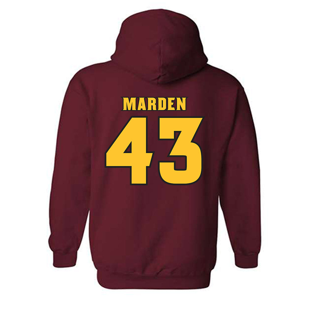 Arizona State - NCAA Football : Mason Marden - Replica Shersey Hooded Sweatshirt-1