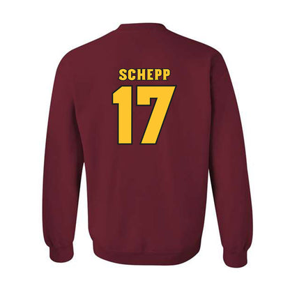 Arizona State - NCAA Softball : Emily Schepp - Replica Shersey Crewneck Sweatshirt-1