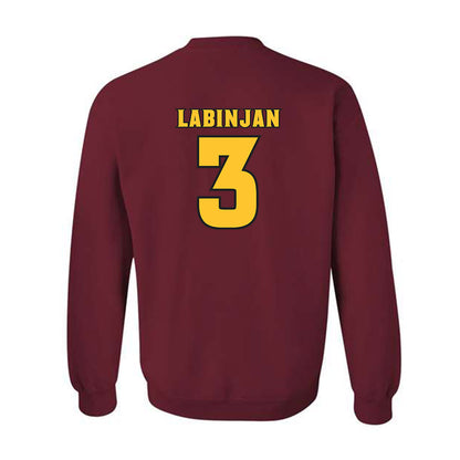 Arizona State - NCAA Women's Volleyball : Ziva Labinjan - Replica Shersey Crewneck Sweatshirt-1