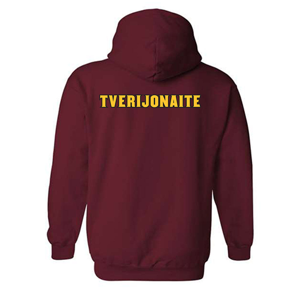 Arizona State - NCAA Women's Tennis : Emilija Tverijonaite - Replica Shersey Hooded Sweatshirt-1
