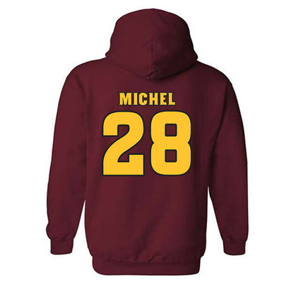Arizona State - NCAA Baseball : Garrett Michel - Replica Shersey Hooded Sweatshirt-1