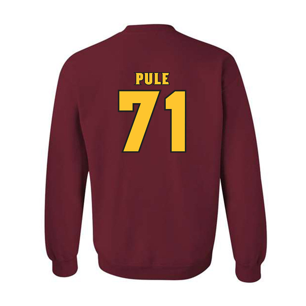 Arizona State - NCAA Football : Makua Pule - Replica Shersey Crewneck Sweatshirt