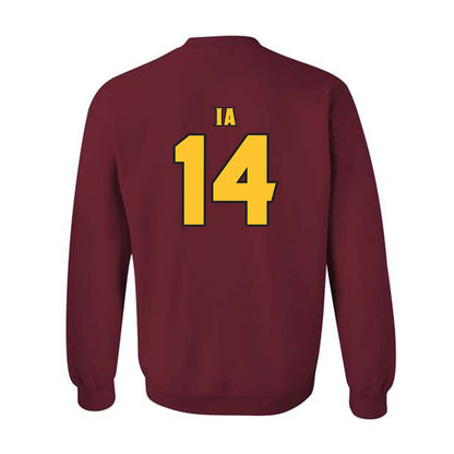 Arizona State - NCAA Football : AJ Ia - Replica Shersey Crewneck Sweatshirt-1