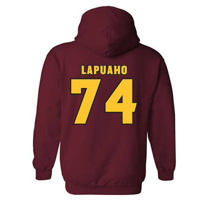 Arizona State - NCAA Football : Siosaia Lapuaho - Replica Shersey Hooded Sweatshirt-1