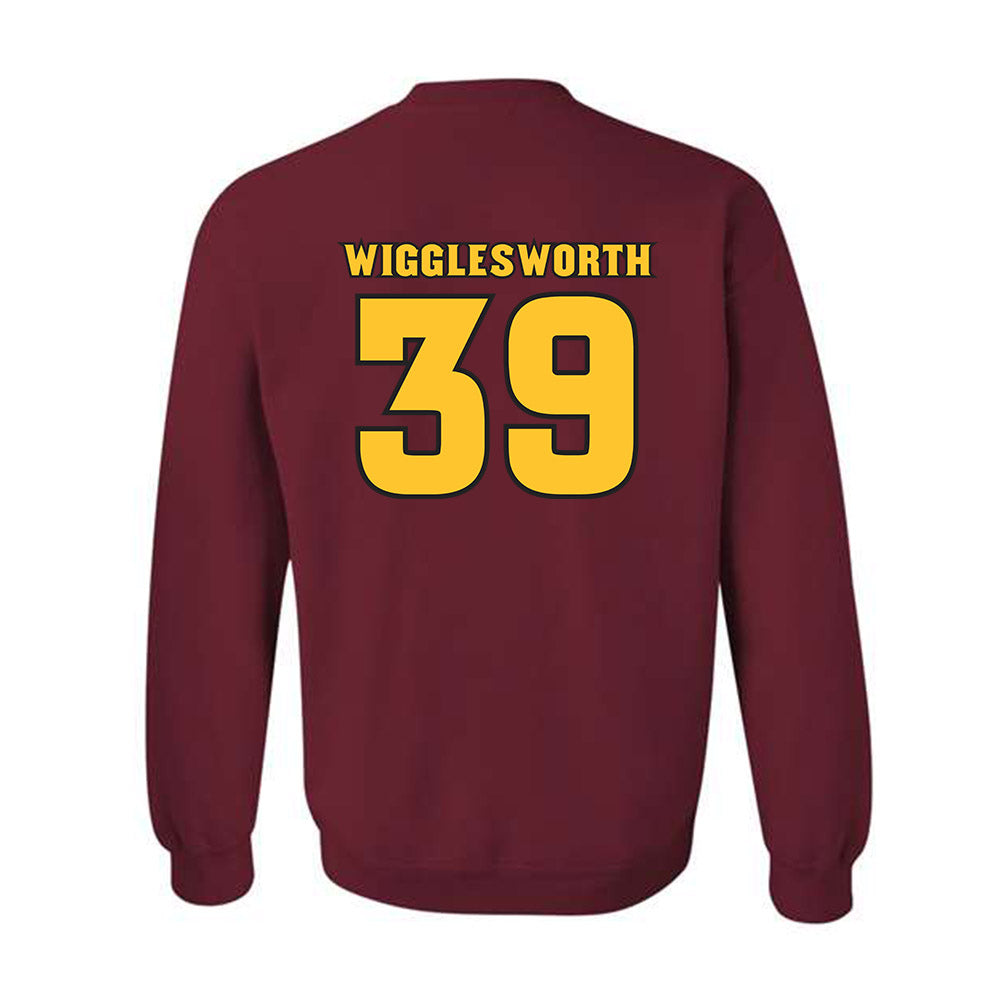 Arizona State - NCAA Football : Tyler Wigglesworth - Replica Shersey Crewneck Sweatshirt-1