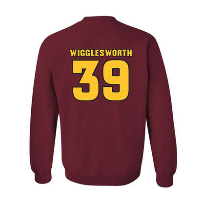 Arizona State - NCAA Football : Tyler Wigglesworth - Replica Shersey Crewneck Sweatshirt-1