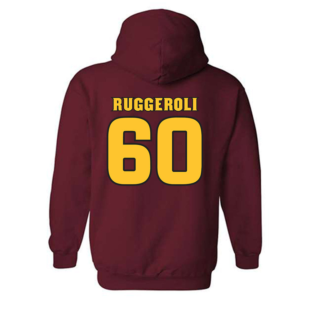 Arizona State - NCAA Football : Xander Ruggeroli - Replica Shersey Hooded Sweatshirt-1