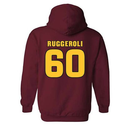 Arizona State - NCAA Football : Xander Ruggeroli - Replica Shersey Hooded Sweatshirt-1