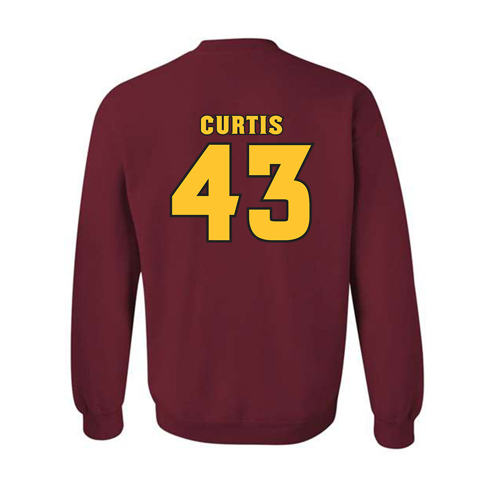 Arizona State - NCAA Football : Grayson Curtis - Replica Shersey Crewneck Sweatshirt-1