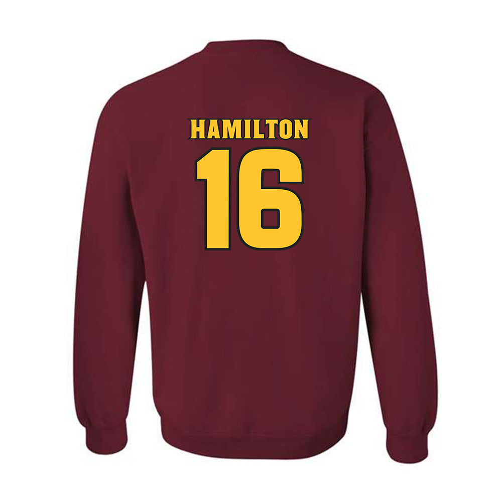 Arizona State - NCAA Football : Jaren Hamilton - Replica Shersey Crewneck Sweatshirt-1