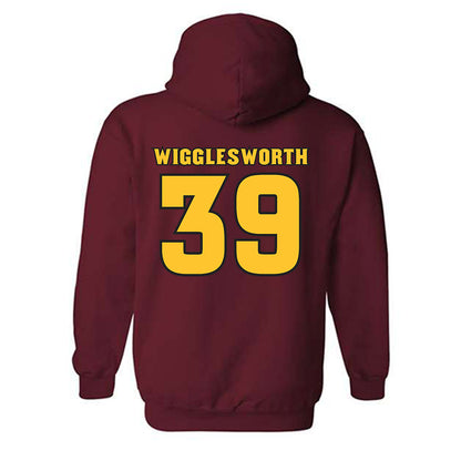 Arizona State - NCAA Football : Tyler Wigglesworth - Replica Shersey Hooded Sweatshirt-1