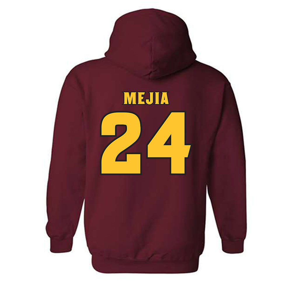Arizona State - NCAA Softball : Ashleigh Mejia - Replica Shersey Hooded Sweatshirt-1