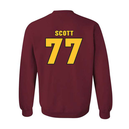 Arizona State - NCAA Football : Kyle Scott - Replica Shersey Crewneck Sweatshirt-1