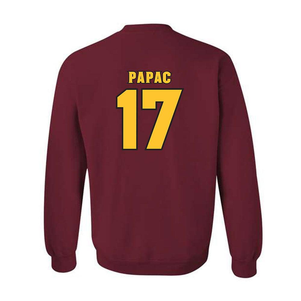 Arizona State - NCAA Women's Volleyball : Aurora Papac - Replica Shersey Crewneck Sweatshirt-1