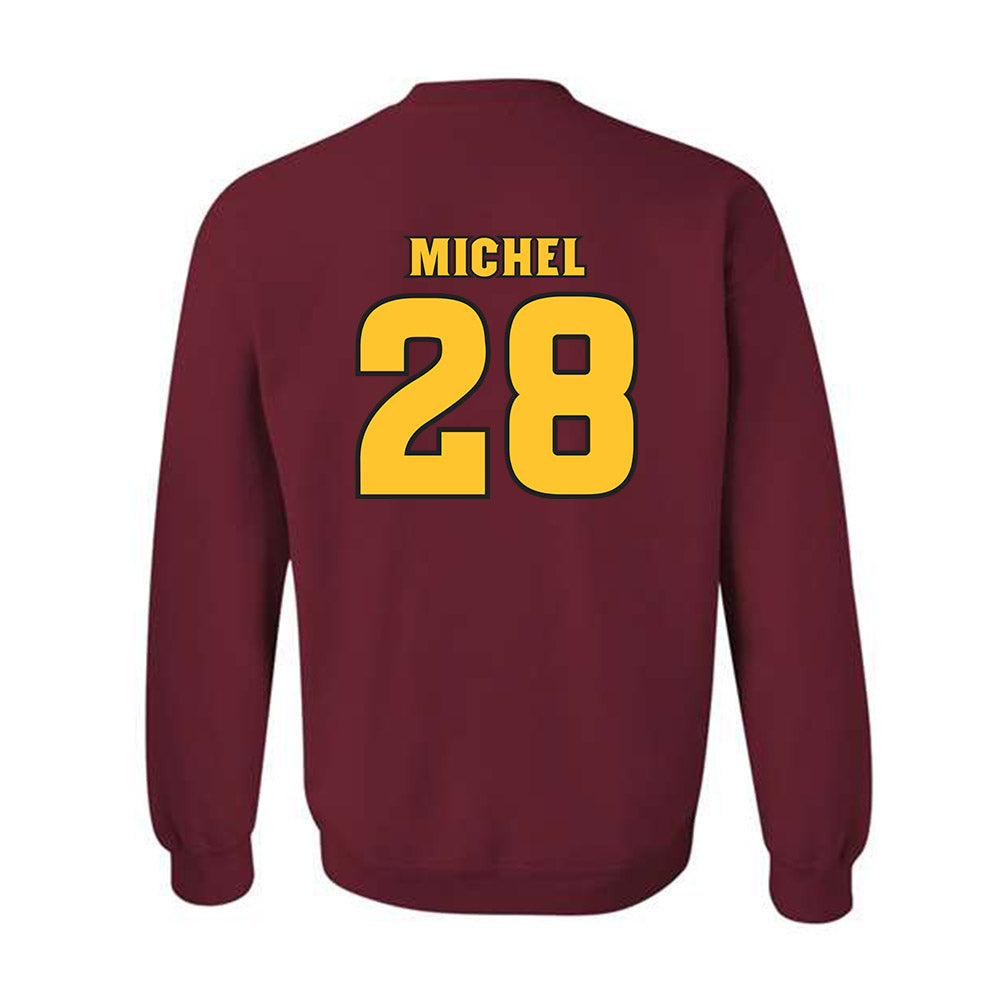 Arizona State - NCAA Baseball : Garrett Michel - Replica Shersey Crewneck Sweatshirt-1