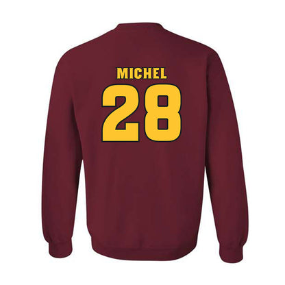 Arizona State - NCAA Baseball : Garrett Michel - Replica Shersey Crewneck Sweatshirt-1