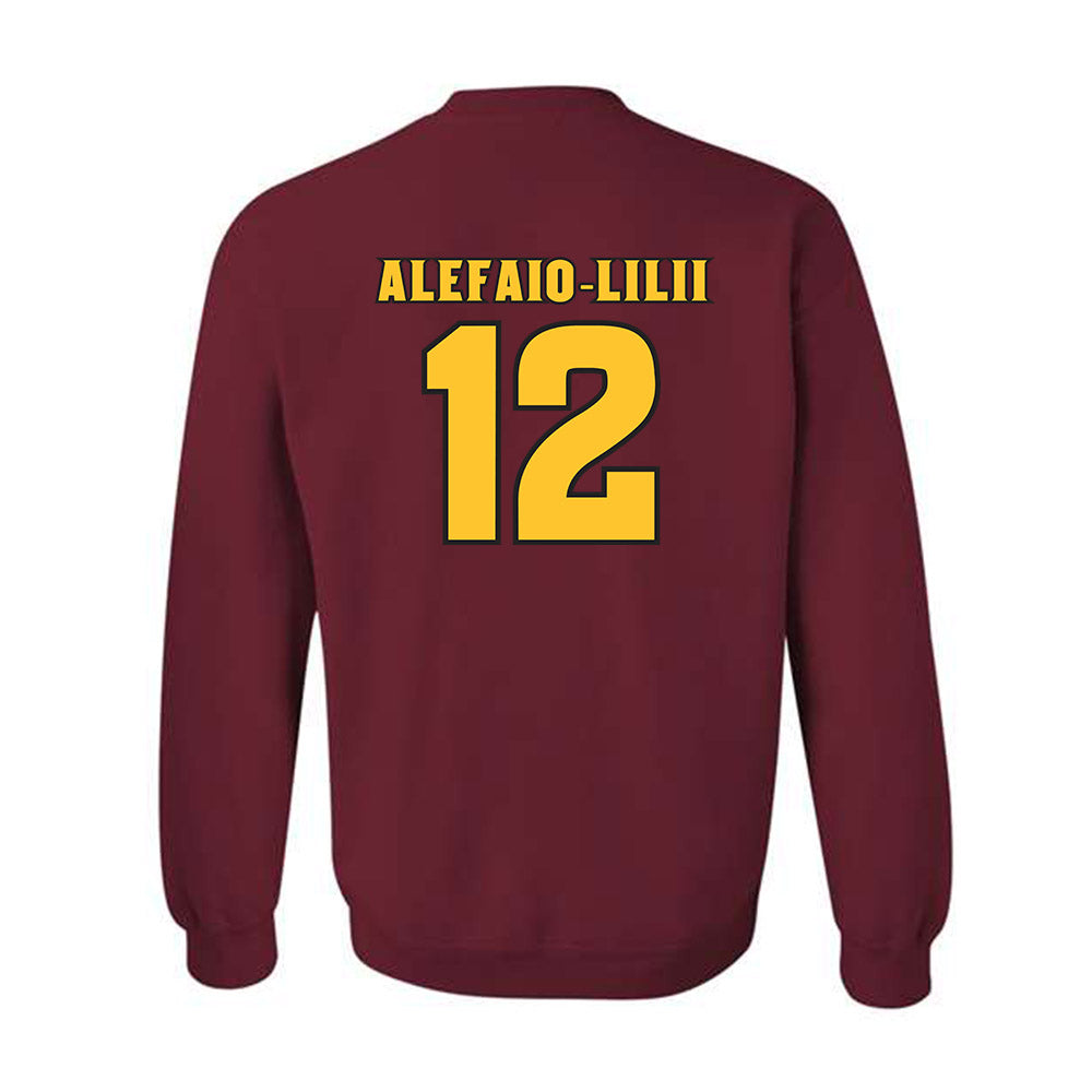 Arizona State - NCAA Football : Benjamin Alefaio-Lilii - Replica Shersey Crewneck Sweatshirt-1
