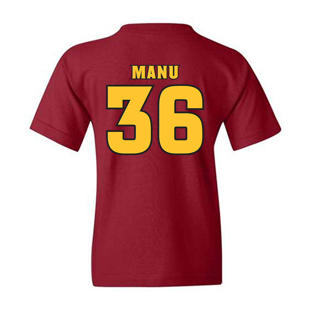 Arizona State - NCAA Football : Salesi Manu - Replica Shersey Youth T-Shirt-1
