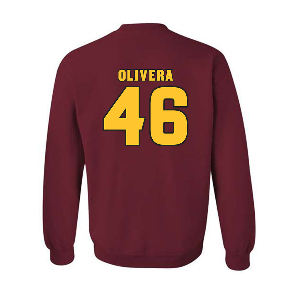 Arizona State - NCAA Baseball : Brandon Olivera - Replica Shersey Crewneck Sweatshirt-1