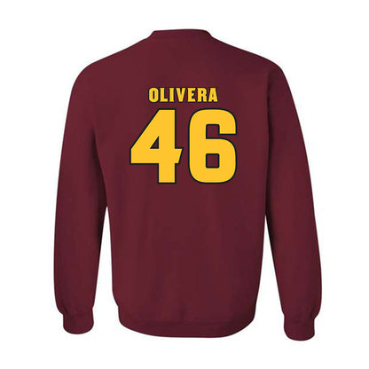 Arizona State - NCAA Baseball : Brandon Olivera - Replica Shersey Crewneck Sweatshirt-1