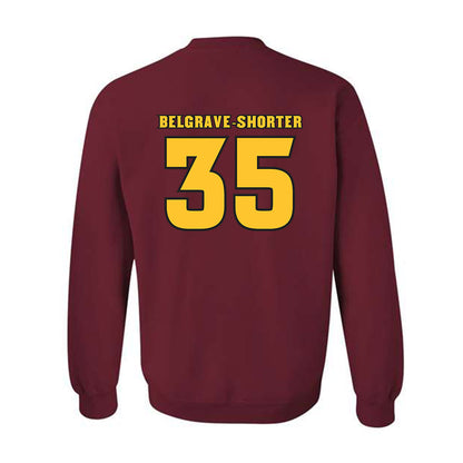Arizona State - NCAA Football : Antoine Belgrave-Shorter - Replica Shersey Crewneck Sweatshirt-1