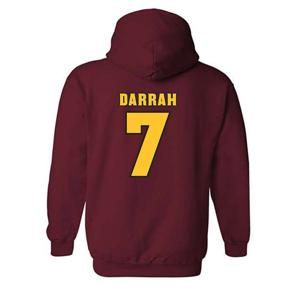 Arizona State - NCAA Baseball : Ryan Darrah - Replica Shersey Hooded Sweatshirt-1