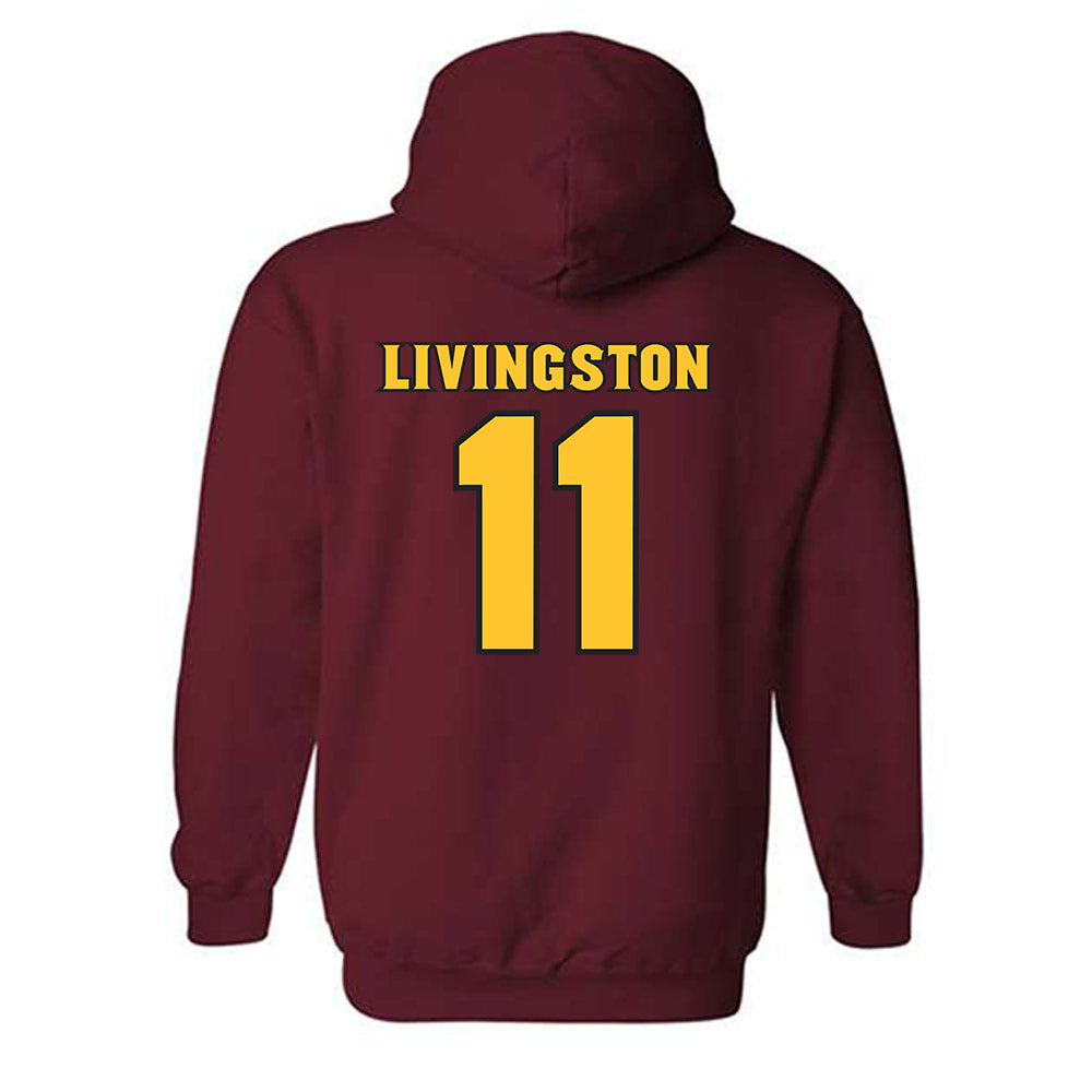Arizona State - NCAA Women's Lacrosse : Morgan Livingston - Replica Shersey Hooded Sweatshirt-1