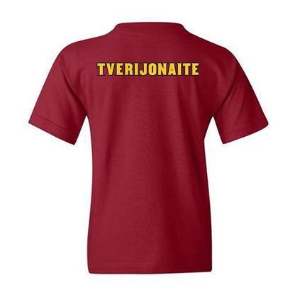 Arizona State - NCAA Women's Tennis : Emilija Tverijonaite - Replica Shersey Youth T-Shirt-1