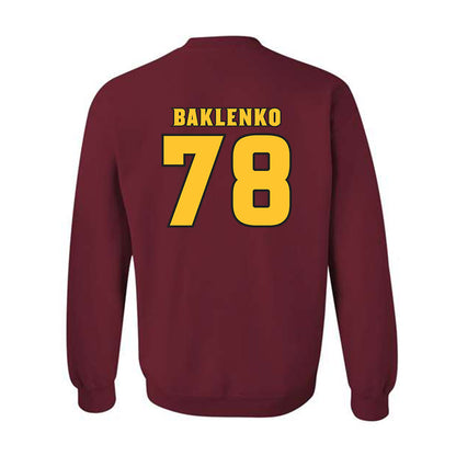Arizona State - NCAA Football : Luke Baklenko - Replica Shersey Crewneck Sweatshirt-1