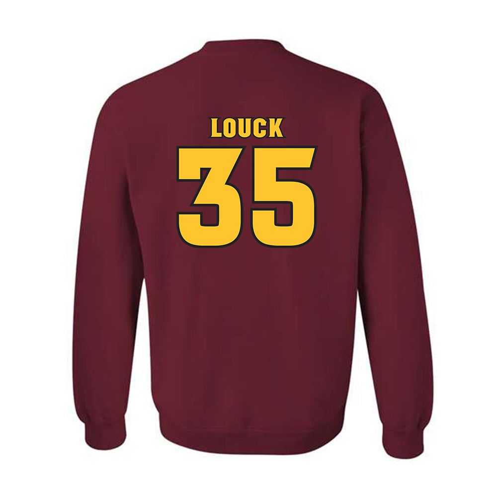 Arizona State - NCAA Baseball : Brady Louck - Replica Shersey Crewneck Sweatshirt-1