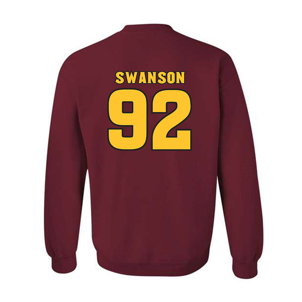 Arizona State - NCAA Football : Zac Swanson - Replica Shersey Crewneck Sweatshirt-1