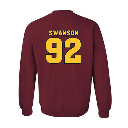 Arizona State - NCAA Football : Zac Swanson - Replica Shersey Crewneck Sweatshirt-1
