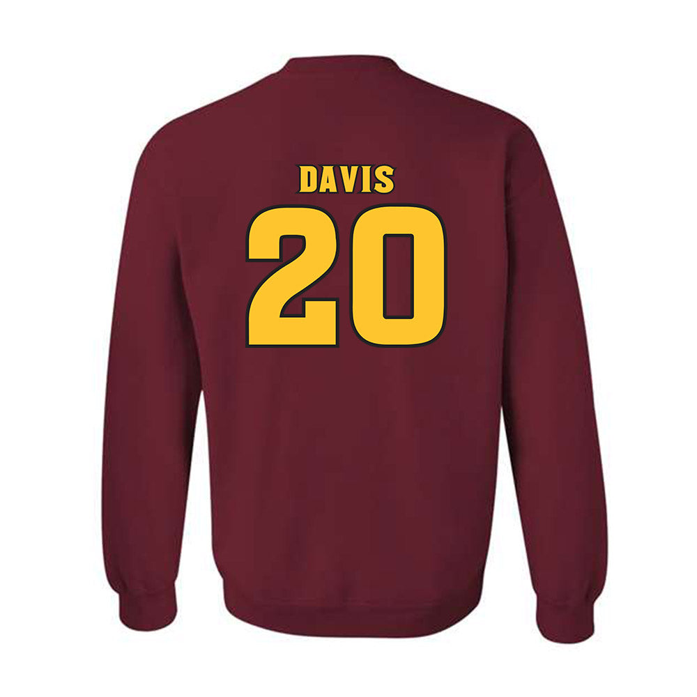 Arizona State - NCAA Softball : Takya Davis - Replica Shersey Crewneck Sweatshirt