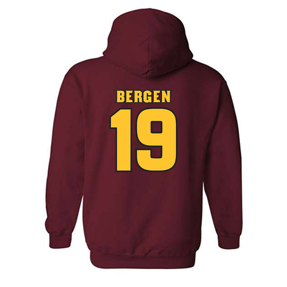 Arizona State - NCAA Women's Soccer : Sierra Bergen - Replica Shersey Hooded Sweatshirt-1