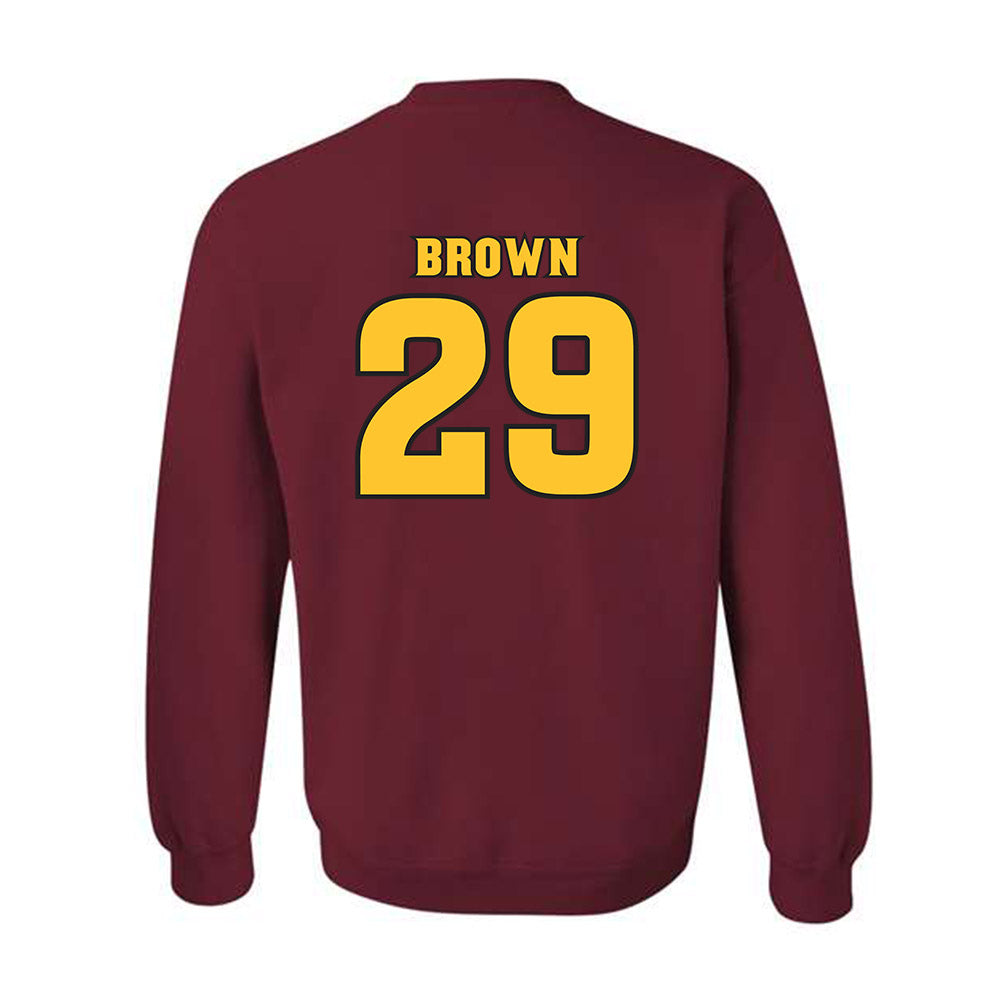 Arizona State - NCAA Baseball : Tommy Brown - Replica Shersey Crewneck Sweatshirt-1