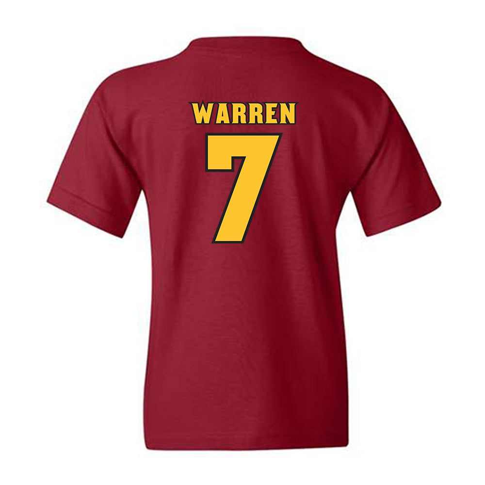 Arizona State - NCAA Football : Montana Warren - Replica Shersey Youth T-Shirt-1