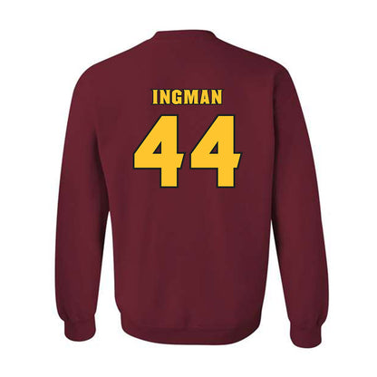 Arizona State - NCAA Football : Kristian Ingman - Replica Shersey Crewneck Sweatshirt-1