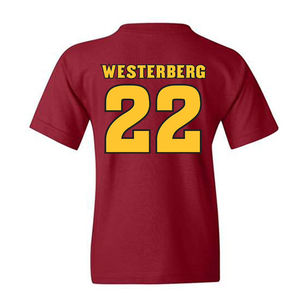 Arizona State - NCAA Women's Lacrosse : Addison Westerberg - Replica Shersey Youth T-Shirt-1