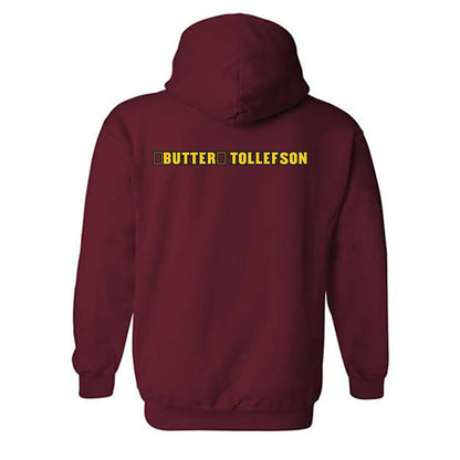 Arizona State - NCAA Football : Michael "Butter" Tollefson - Replica Shersey Hooded Sweatshirt-1