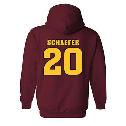 Arizona State - NCAA Baseball : Derek Schaefer - Replica Shersey Hooded Sweatshirt-1