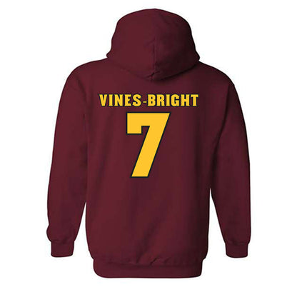 Arizona State - NCAA Football : Raiden Vines-Bright - Replica Shersey Hooded Sweatshirt-1