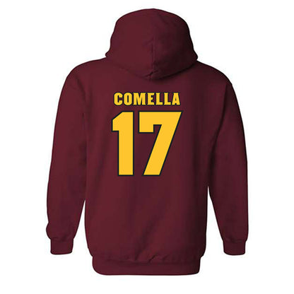 Arizona State - NCAA Women's Lacrosse : Olivia Comella - Replica Shersey Hooded Sweatshirt-1