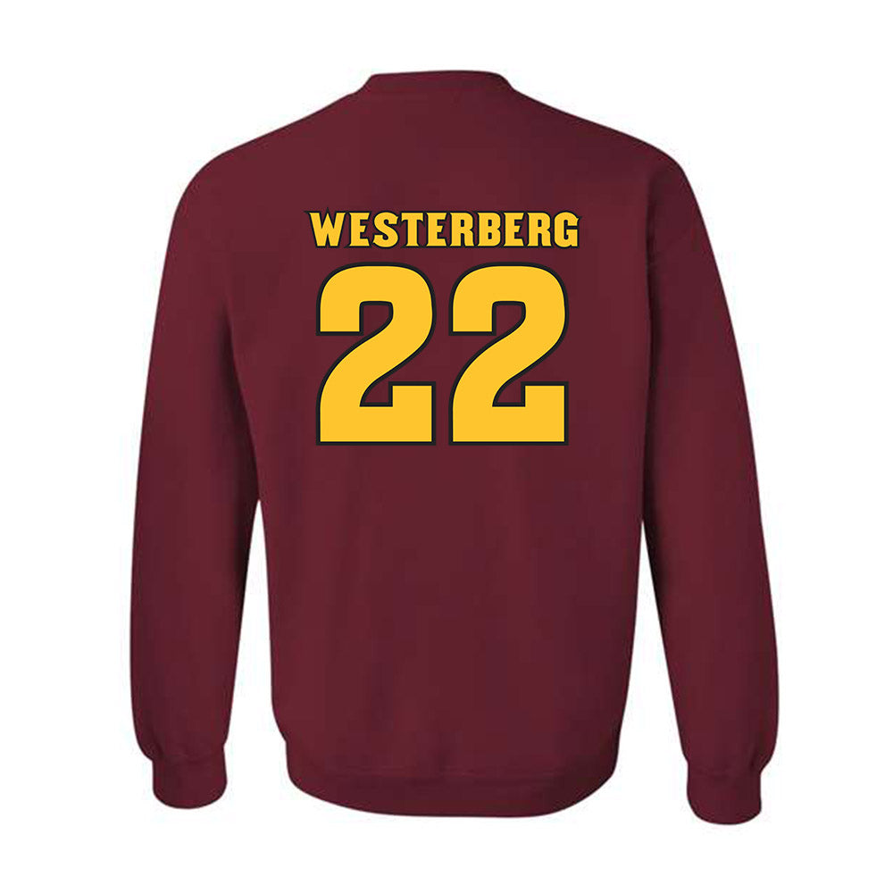 Arizona State - NCAA Women's Lacrosse : Addison Westerberg - Replica Shersey Crewneck Sweatshirt-1