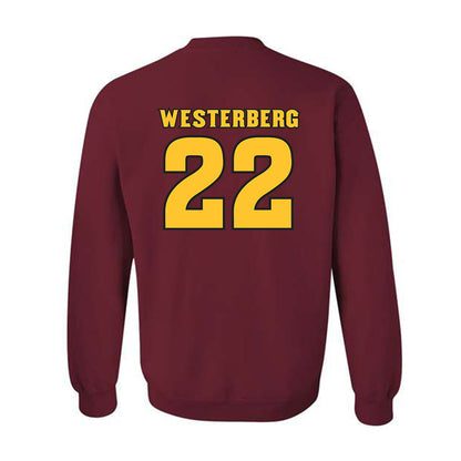 Arizona State - NCAA Women's Lacrosse : Addison Westerberg - Replica Shersey Crewneck Sweatshirt-1