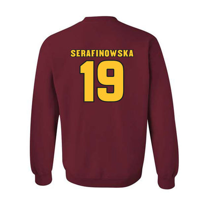 Arizona State - NCAA Women's Volleyball : Antonina Serafinowska - Replica Shersey Crewneck Sweatshirt-1