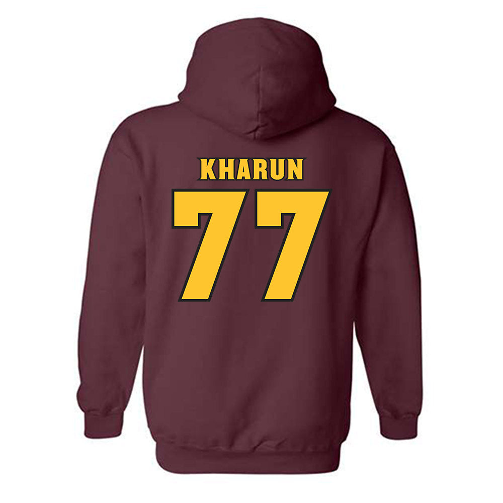 Arizona State - NCAA Men's Swimming & Diving : Ilya Kharun - Hooded Sweatshirt Replica Shersey