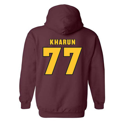 Arizona State - NCAA Men's Swimming & Diving : Ilya Kharun - Hooded Sweatshirt Replica Shersey
