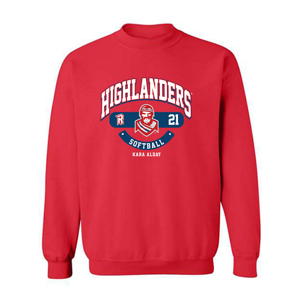 Radford - NCAA Softball : Kara Alday - Classic Fashion Shersey Crewneck Sweatshirt