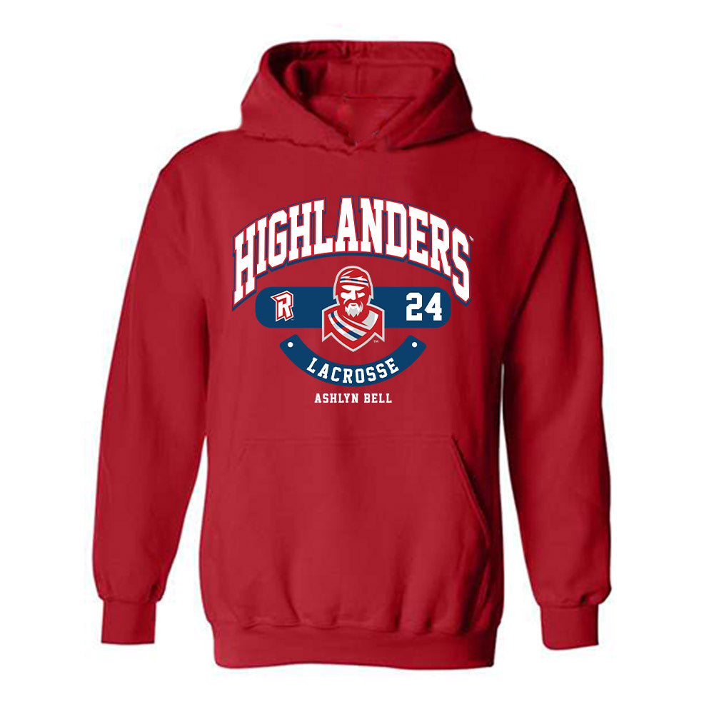 Radford - NCAA Women's Lacrosse : Ashlyn Bell - Classic Fashion Shersey Hooded Sweatshirt-0