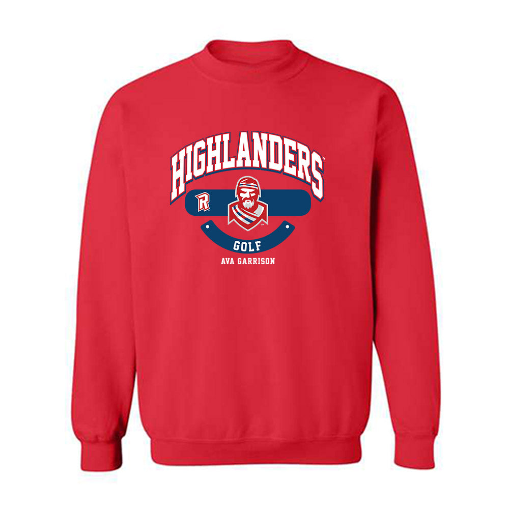 Radford - NCAA Women's Golf : Ava Garrison - Classic Fashion Shersey Crewneck Sweatshirt-0
